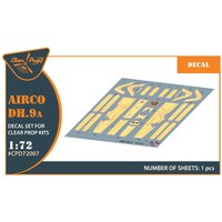 Airco DH.9a - Decal set [Clear Prop] von Clear Prop