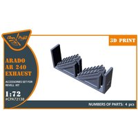 Arado Ar-240 - Exhausts [Revell] von Clear Prop