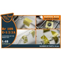 Bf-109E-1/3/3a - Double-sided painting mask [Wingsy Kits] von Clear Prop