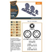 CH-54A Tarhe - Wheel set  [ICM] von Clear Prop