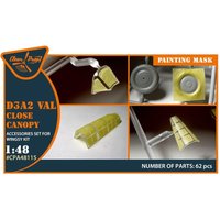 D3A2 VAL (close canopy) - Painting mask [Wingsy Kits] von Clear Prop