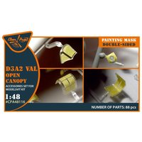 D3A2 VAL (open canopy) - Double-sided painting mask [Wingsy Kits] von Clear Prop