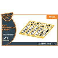 DH.9a/R-1/MR-1 - Wire Turnbuckles and ports - PE set [Clear Prop] von Clear Prop