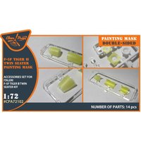 F-5F Tiger II - Painting mask [Italeri] von Clear Prop