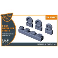 F-86A - Wheel set type 2 [Clear Prop] von Clear Prop
