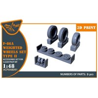 F-86A - Wheels set (weighted) type 2 [Clear Prop] von Clear Prop