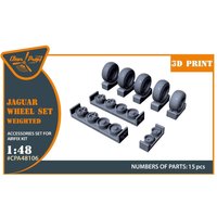 Jaguar - Wheels set (weighted) [Airfix] von Clear Prop
