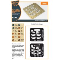 Ki-51 Sonia (all versions) - PE parts [Clear Prop] von Clear Prop