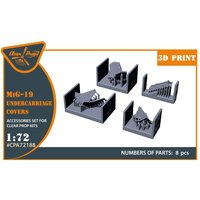 MiG-19 - Undercarriage covers [Clear Prop] von Clear Prop