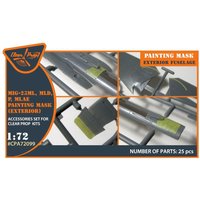 MiG-23ML, MLD, P, MLAE Exterior - Painting mask [Clear Prop] von Clear Prop