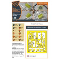 MiG-29 FULCRUM-A 9-12 late type - Double-sided painting mask [GWH] von Clear Prop