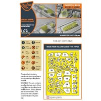 Mirage 2000D - Double-sided painting mask [Modelsvit] von Clear Prop