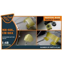 UH-60A, MH-60L - Double-sided painting mask  [ICM] von Clear Prop