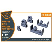 Wessex HC.2 - Wheel set type 2 [Airfix] von Clear Prop