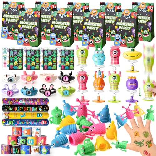 Monster Party Mitgebsel Kindergeburtstag 4 5 6 7 8 Jahre Springende Fingerpuppen Leuchtende Schnapparmband Geschenktüten Give Aways Mitbringsel Pinata Füllung Kinder Springspielzeuge Jungen Mädchen Monster Party Mitgebsel Kindergeburtstag 4 5 6 7 8 Jahre Springende Fingerpuppen Leuchtende Schnapparmband Geschenktüten Give Aways Mitbringsel Pinata Füllung Kinder Springspielzeuge Jungen Mädchen von Cleboen