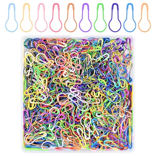 600 PCS Birne Pins, 10 Farben Calabash Pin Metall, Kürbis Pins, Birne Pins Sicherheitsnadeln mit Aufbewahrungsbox, Birnenform Pins, Reihenmarkierer Häkeln, für DIY Fertigkeit-Herstellung und Kleidung 600 PCS Birne Pins, 10 Farben Calabash Pin Metall, Kürbis Pins, Birne Pins Sicherheitsnadeln mit Aufbewahrungsbox, Birnenform Pins, Reihenmarkierer Häkeln, für DIY Fertigkeit-Herstellung und Kleidung von Cleminsta