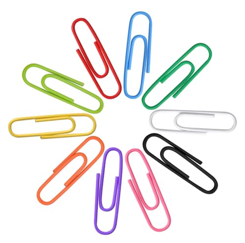 Büroklammern 250 Stück 2.8cm Bunt Aktenklammern Set mit Aufbewahrungsbox Büroklammern Halter Mehrfarbig Metall Büroklammer für Büro Dateien Schule Papiere Büroklammern 250 Stück 2.8cm Bunt Aktenklammern Set mit Aufbewahrungsbox Büroklammern Halter Mehrfarbig Metall Büroklammer für Büro Dateien Schule Papiere von Cleminsta