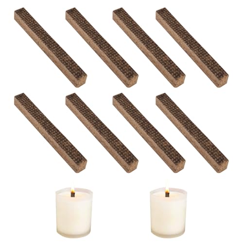 Cleminsta 8 Stück Kerzendocht Dauerdocht für Wachsfresser, Dauerdocht aus Holz, Kerzendocht für Kerzenfresser, Dauerdocht für Kerzenreste, Kerzenrestefresser Ersatzdocht, Kerzen selber Machen 1*1*9CM Cleminsta 8 Stück Kerzendocht Dauerdocht für Wachsfresser, Dauerdocht aus Holz, Kerzendocht für Kerzenfresser, Dauerdocht für Kerzenreste, Kerzenrestefresser Ersatzdocht, Kerzen selber Machen 1*1*9CM von Cleminsta