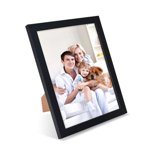 Cleminsta 8 Zoll Bilderrahmen 22x17 cm Fotorahmen Holzbilderrahmen Klein Bilderrahmen für Wandbehänge & Tischdekoration, Holz Moderner eckiger MDF Holzbilderrahmen für Zuhause Büro Schule (Schwarz) Cleminsta 8 Zoll Bilderrahmen 22x17 cm Fotorahmen Holzbilderrahmen Klein Bilderrahmen für Wandbehänge & Tischdekoration, Holz Moderner eckiger MDF Holzbilderrahmen für Zuhause Büro Schule (Schwarz) von Cleminsta