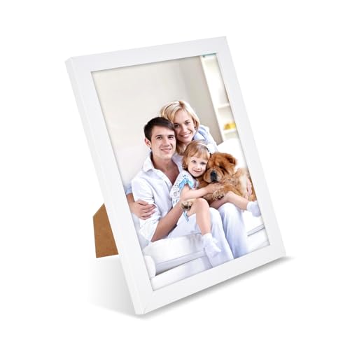 Cleminsta 8 Zoll Bilderrahmen 22x17 cm Fotorahmen Holzbilderrahmen Klein Bilderrahmen für Wandbehänge & Tischdekoration, Holz Moderner eckiger MDF Holzbilderrahmen für Zuhause Büro Schule (Weiß) Cleminsta 8 Zoll Bilderrahmen 22x17 cm Fotorahmen Holzbilderrahmen Klein Bilderrahmen für Wandbehänge & Tischdekoration, Holz Moderner eckiger MDF Holzbilderrahmen für Zuhause Büro Schule (Weiß) von Cleminsta