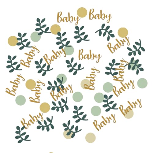 Cleminsta Babyparty Deko Konfetti, 100 Stück Baby Shower Deko Konfetti, Babyparty Konfetti mit 5 Mustern, Babyparty Tisch Dekoration Servietten Konfetti Party Baby Dusche Zubehör Cleminsta Babyparty Deko Konfetti, 100 Stück Baby Shower Deko Konfetti, Babyparty Konfetti mit 5 Mustern, Babyparty Tisch Dekoration Servietten Konfetti Party Baby Dusche Zubehör von Cleminsta