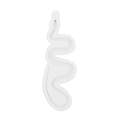 Clenp Schlangenform, Schlangenform Kreative Flexible Silikon-Halloween-Design-Fondant-Form Für Zuhause Transparent 20cm x 7cm von Clenp
