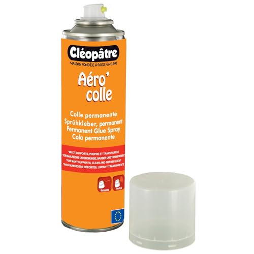 Cléopâtre - ACP250 – Aéro'colle Sprühkleber Permanent mit Verstellbarer Düse, 250 ml Cléopâtre - ACP250 – Aéro'colle Sprühkleber Permanent mit Verstellbarer Düse, 250 ml von Cléopâtre
