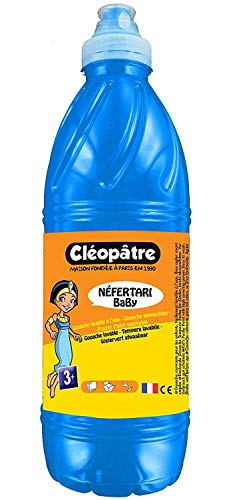 Cléopâtre Gouache Néfertari Baby Farbe, Cyan, 500 ml Cléopâtre Gouache Néfertari Baby Farbe, Cyan, 500 ml von Cléopâtre