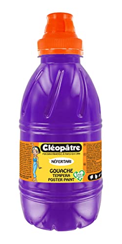 Cléopâtre Gouache Néfertari Baby Farbe, Violett, 500 ml von Cléopâtre