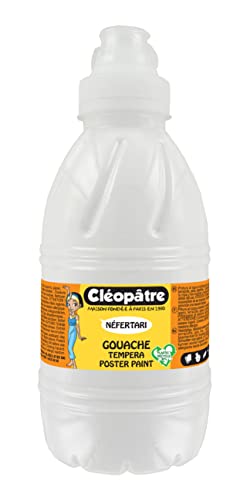 Cléopâtre Gouache Néfertari Baby Farbe, Weiß, 500 ml Cléopâtre Gouache Néfertari Baby Farbe, Weiß, 500 ml von Cléopâtre