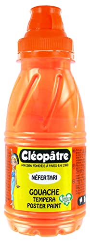 Cléopâtre - PGN250-804 - Gouache Nefertari, Neon-Orange, 250 ml von Cléopâtre