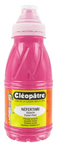 Cléopâtre PGN250-87 Gouache-Farbe, Flasche mit 250 ml 24 x 13 x 16 cm magenta von Cléopâtre