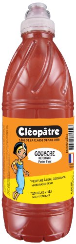 Cléopâtre PGN250-87 Gouache-Farbe, Flasche mit 250 ml 34 x 25 x 27 cm Terre de Sienne von Cléopâtre