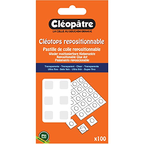 SCRAP-CD100R Cléotops 100 Tabletten transparent repositionierbar von Cléopâtre