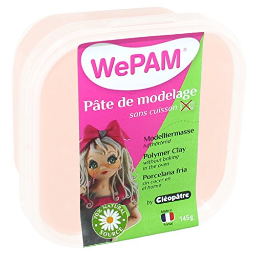 Cléopâtre lufthärtende Modelliermasse WePAM, Fleischfarbe-145 g, Fleischfarbe, 145 g von Cléopâtre