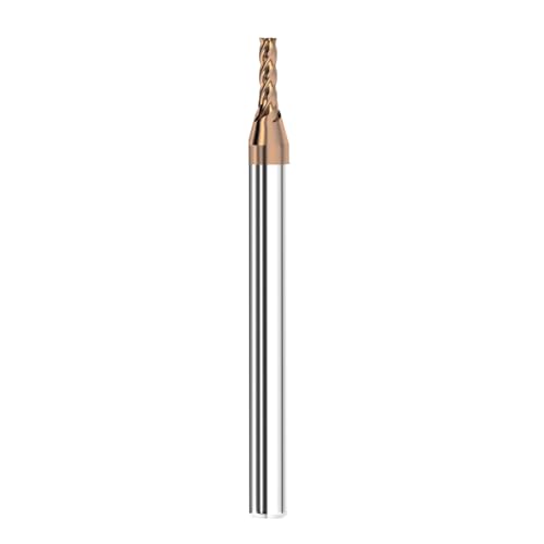 Cleqee 1 Stück Hartmetall Schaftfräser, 2mm Vierkantfräser, AlTiN-beschichtet, 4 Klingen CNC Spiral-Hartmetallbohrer, Klingenlänge 5mm x Gesamtlänge 50mm x Schaftdurchmesser 4mm für Metall Holz Cleqee 1 Stück Hartmetall Schaftfräser, 2mm Vierkantfräser, AlTiN-beschichtet, 4 Klingen CNC Spiral-Hartmetallbohrer, Klingenlänge 5mm x Gesamtlänge 50mm x Schaftdurchmesser 4mm für Metall Holz von Cleqee