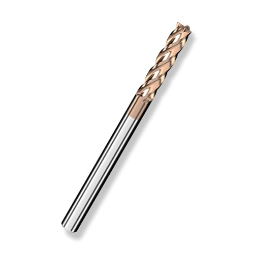 Cleqee 1 Stück Hartmetall Schaftfräser, 8mm Vierkantfräser, AlTiN-beschichtet, 4 Klingen CNC Spiral-Hartmetallbohrer, Klingenlänge 35mm x Gesamtlänge 100mm x Schaftdurchmesser 8mm für Metall Holz Cleqee 1 Stück Hartmetall Schaftfräser, 8mm Vierkantfräser, AlTiN-beschichtet, 4 Klingen CNC Spiral-Hartmetallbohrer, Klingenlänge 35mm x Gesamtlänge 100mm x Schaftdurchmesser 8mm für Metall Holz von Cleqee