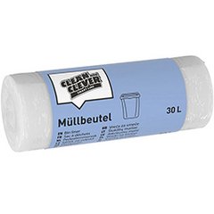 Müllbeutel Smart Line Clean and Clever 30l weiß SMA 73 Polybeutel Müllsack Polysack Sammelkorb Abfallsack Abfallbeutel Mülltüte Tüte Beutel Bag Sack Säcke Abfalltüte Müllbeutel Smart Line Clean and Clever 30l weiß SMA 73 Polybeutel Müllsack Polysack Sammelkorb Abfallsack Abfallbeutel Mülltüte Tüte Beutel Bag Sack Säcke Abfalltüte von Clever Clean
