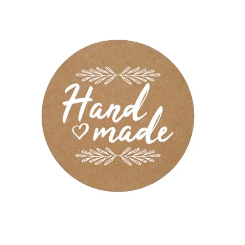 48 Stück hochwertige Etiketten Aufkleber " Hand Made " rund mit hoher Klebekraft Durchmesser 4cm | kreisrund konturgeschnitten | Indoor: 60µ Haftfolie matt | Sticker | 48 Stück hochwertige Etiketten Aufkleber " Hand Made " rund mit hoher Klebekraft Durchmesser 4cm | kreisrund konturgeschnitten | Indoor: 60µ Haftfolie matt | Sticker | von Clever-Kauf-24 GmbH