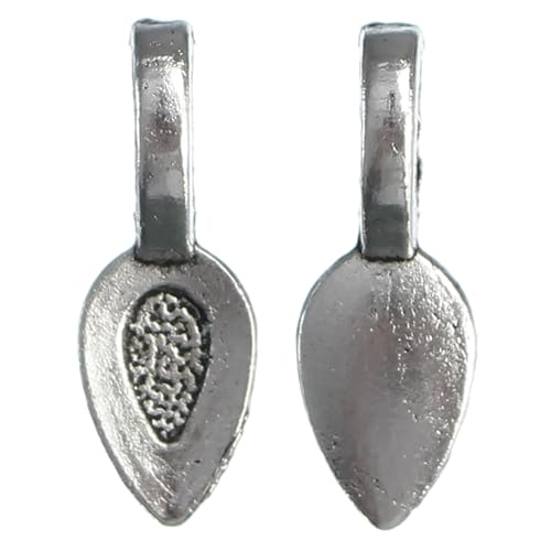 CleverDelights Löffelbügel, Antiksilber, 21 x 8 mm, 500 Stück, zum Aufkleben, 2,2 x 1,6 cm CleverDelights Löffelbügel, Antiksilber, 21 x 8 mm, 500 Stück, zum Aufkleben, 2,2 x 1,6 cm von CleverDelights