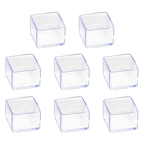 UtL822 Stuhlbein-Bodenschoner, dehnbar, transparent, Silikon, für Tische, Möbelbeine, Füße, Kappen, Kratzer, Holzböden, Stuhlbeinkappen, transparent, Einheitsgröße, 8 Stück UtL822 Stuhlbein-Bodenschoner, dehnbar, transparent, Silikon, für Tische, Möbelbeine, Füße, Kappen, Kratzer, Holzböden, Stuhlbeinkappen, transparent, Einheitsgröße, 8 Stück von Clicitina