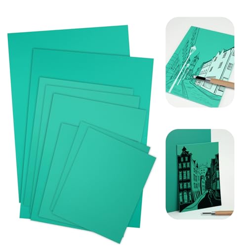 Clickinline 8 Pack Weichgummi-Druckset, doppelseitige Druckplatten zum Gravieren, grüne flache Linoldruckbögen für DIY-Stempel, Bastel- und Druckprojekte Clickinline 8 Pack Weichgummi-Druckset, doppelseitige Druckplatten zum Gravieren, grüne flache Linoldruckbögen für DIY-Stempel, Bastel- und Druckprojekte von Clickinline