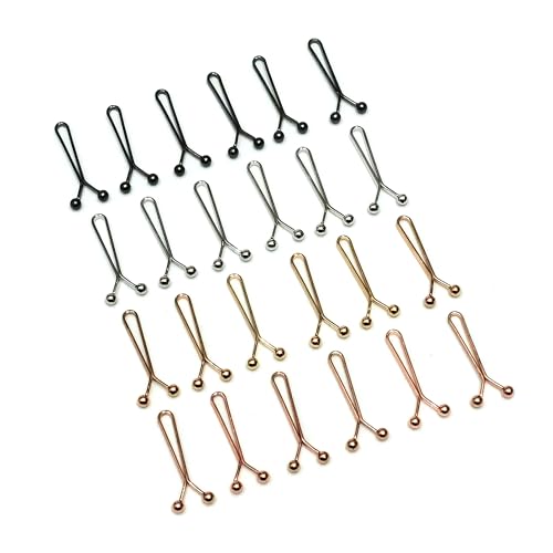 Climple Hijab Pins – mehrfarbige Kopftuch-Clips, 4 Farben, 24 Stück – muslimische Schal-Clips, Sicherheitsnadeln mit einfachem Stahlkugelkopf Climple Hijab Pins – mehrfarbige Kopftuch-Clips, 4 Farben, 24 Stück – muslimische Schal-Clips, Sicherheitsnadeln mit einfachem Stahlkugelkopf von Climple