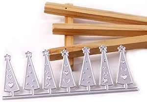 Metall-Stanzformen mit Weihnachtsbaumkante, Weihnachts-Stanzschablonen für DIY, Scrapbooking, Album, dekorative Prägepapier-Stanzformen, Kartenherstellung Metall-Stanzformen mit Weihnachtsbaumkante, Weihnachts-Stanzschablonen für DIY, Scrapbooking, Album, dekorative Prägepapier-Stanzformen, Kartenherstellung von Clockjuan