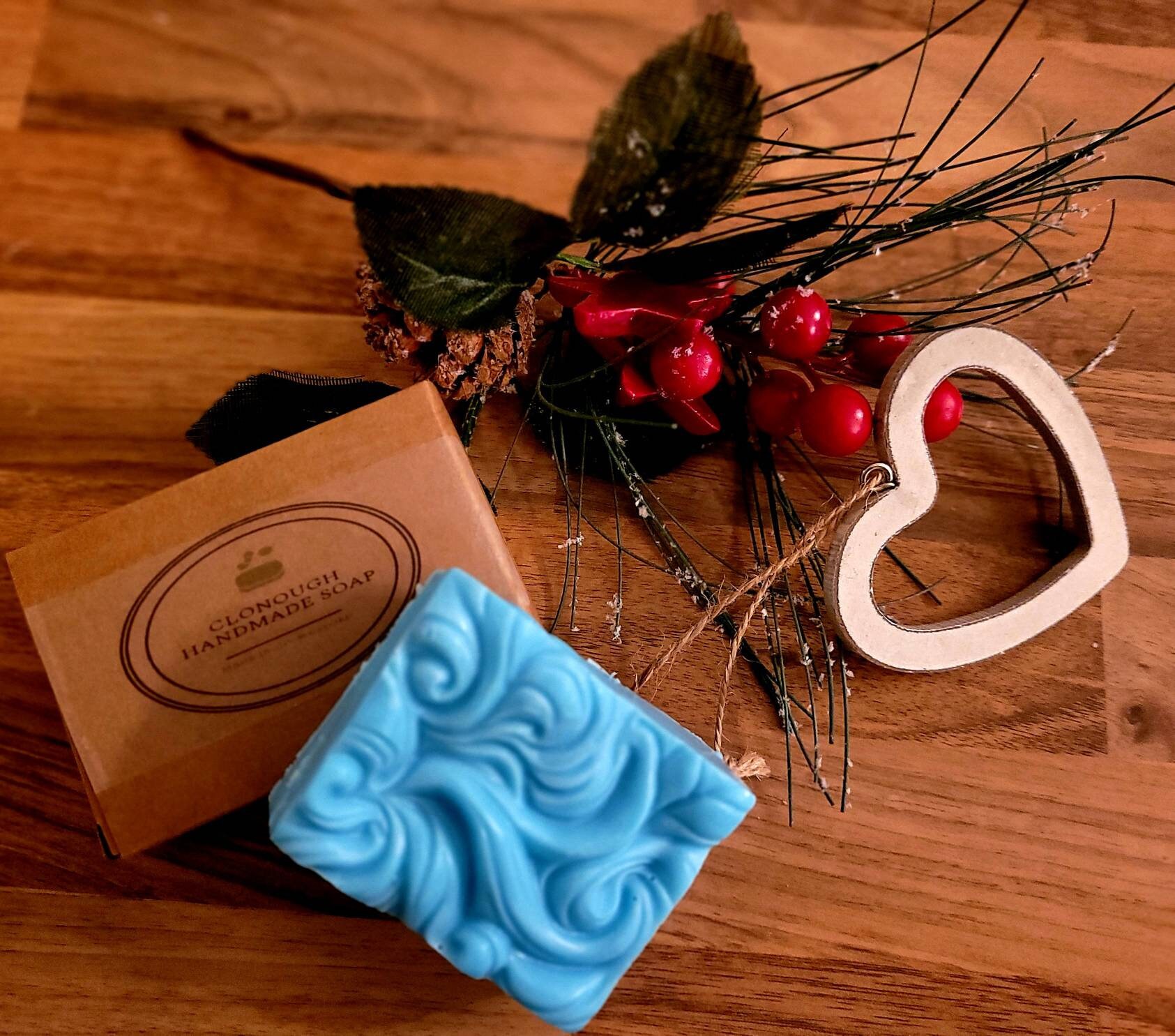 1 Winter Dusk Duftende Ziegenmilch Große Seife Bar von ClonoughHandmadeSoap