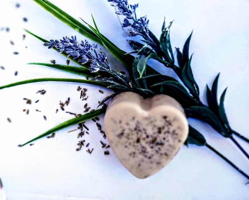 Lavendel & Ziegenmilch Handgemachte Herz Seifenstange von ClonoughHandmadeSoap