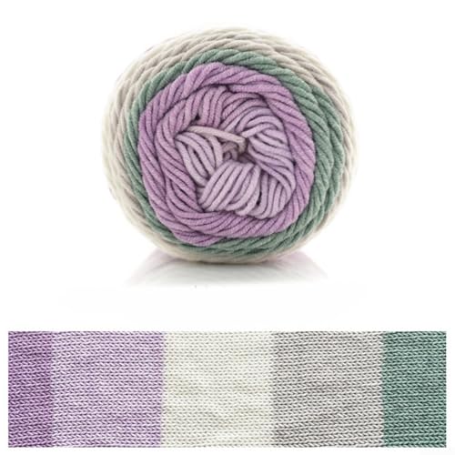1 Rolle für Regenbogen-Baumwollgarn, Handstrickgarn, Handstrickprojekte (F) von Cloudpower