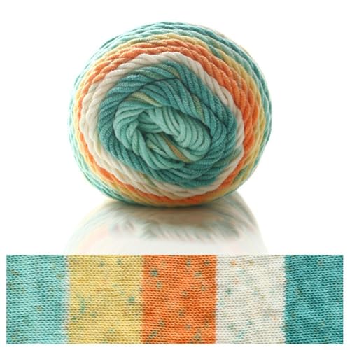 1 Rolle für Regenbogen-Baumwollgarn, Handstrickgarn, Handstrickprojekte (G) von Cloudpower