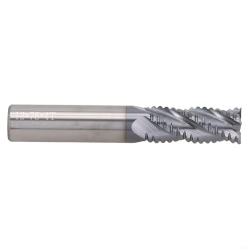 Effizienter Metallabbau Vollhartmetall Schruppfräser 4 Zähne Vollhartmetall Schruppfräser mit 4 Zähnen AlTiN Beschichtung geeignet für HPC (12 mm) von Cloudpower