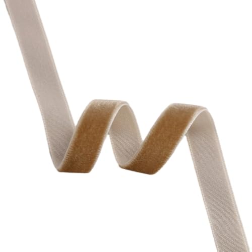 Weihnachts-Samtband, Rolle, elegantes Samtband für Hochzeit, für DIY-Projekte und Dekoration, dekoratives Bordürenband, Schmuckband (Khaki -0,9) von Cloudpower